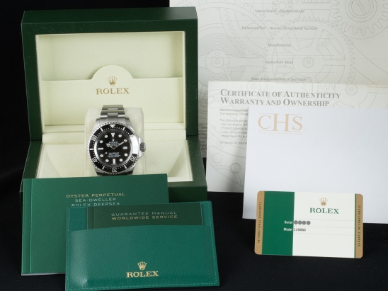 Ролекс (Rolex) Sea-Dweller Deepsea 44mm Black Ceramic Bezel - Rolex Guarantee 116660